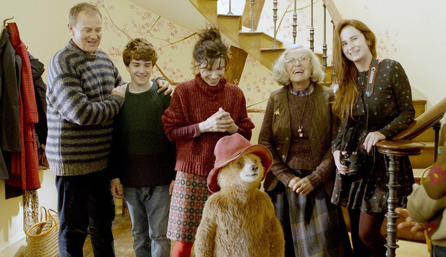 The Brown family in Paddington 2