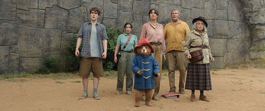The Brown family and Paddington in Paddington in Peru