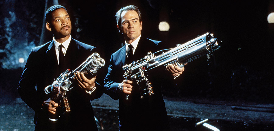 Will Smith and Tommy Lee Jones in Men in Black