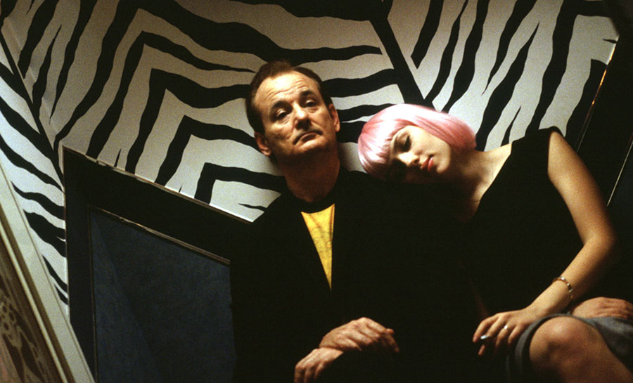 Bill Murray and Scarlett Johansson in Lost In Translation