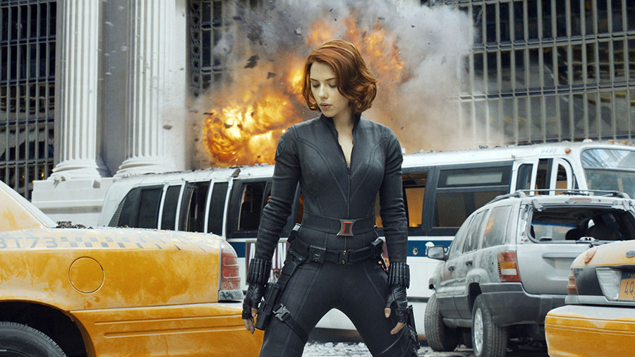 Scarlet Johansson in The Avengers