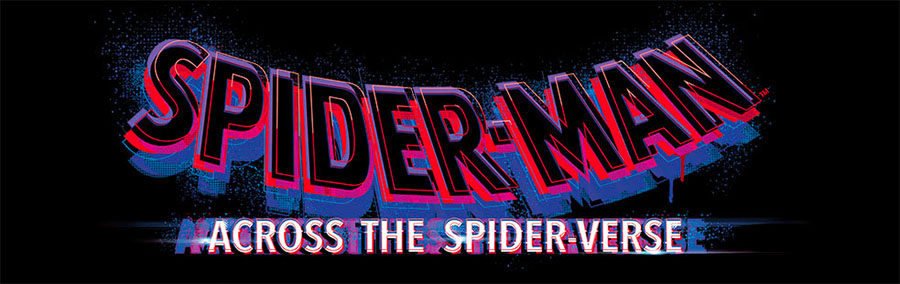 Title treatment for Spider-Man: Across the Spider-Verse