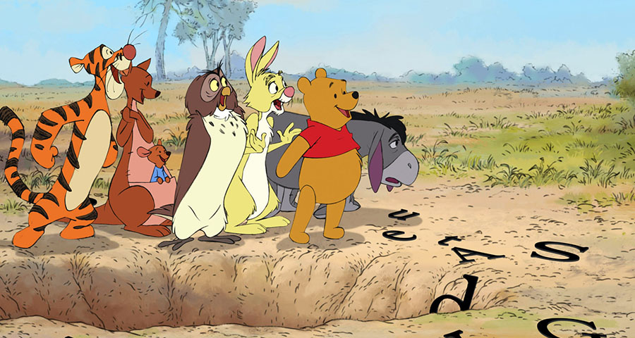 Winnie the Pooh and friends