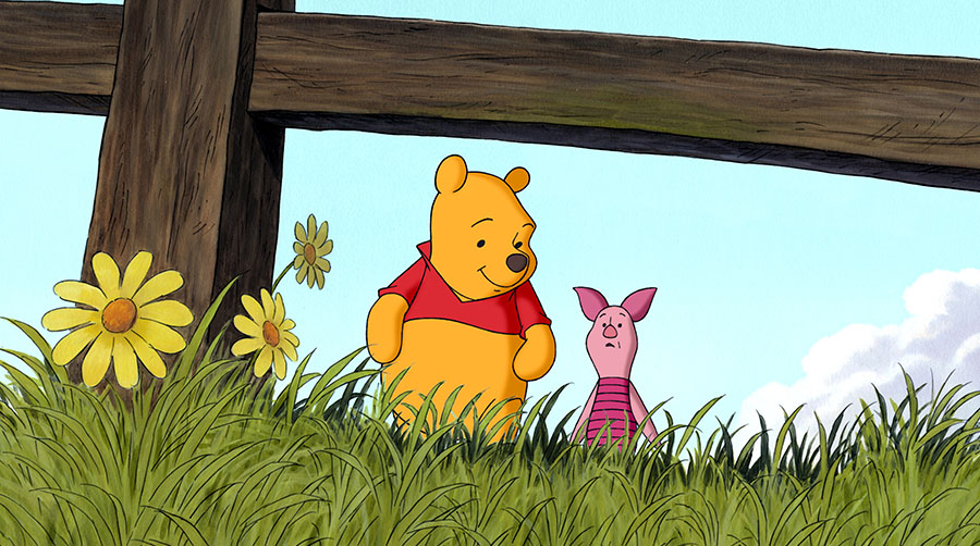 Winnie the Pooh and PIglet