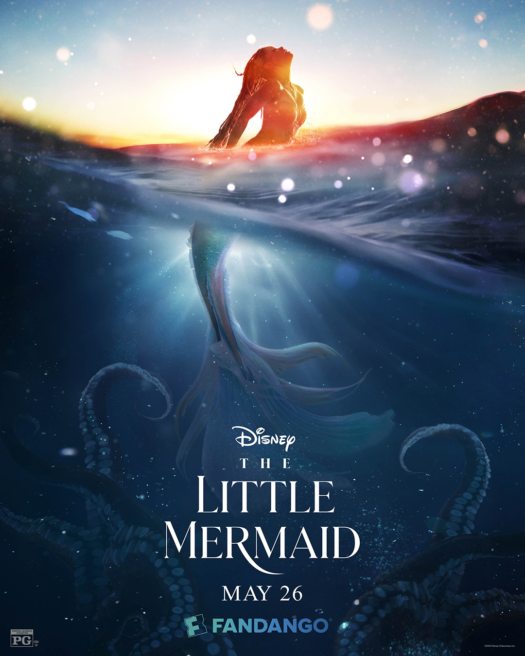 Filmes The Little Mermaid (2023) & Kiki's Delivery Service mil e quinze