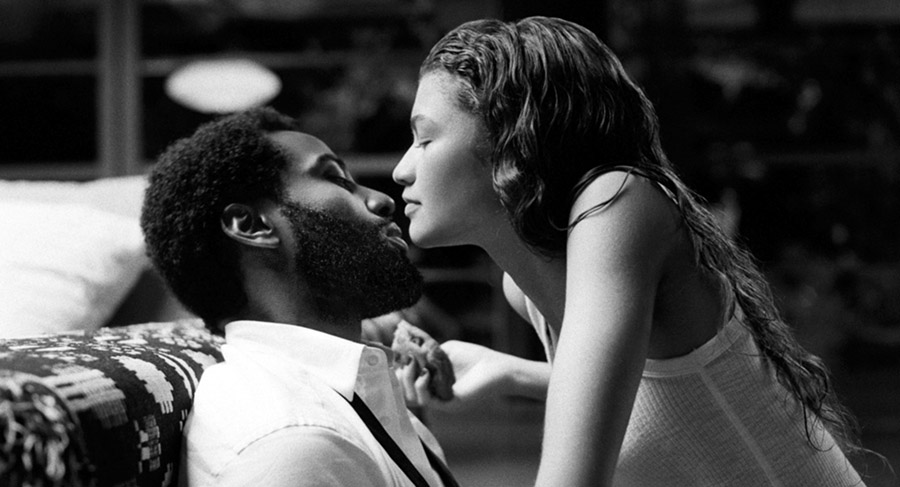 John David Washington and Zendaya in Malcolm and Marie