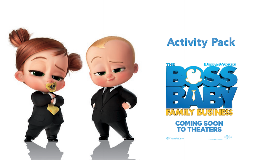 'Boss Baby: Family Business' Activity Pack | Fandango