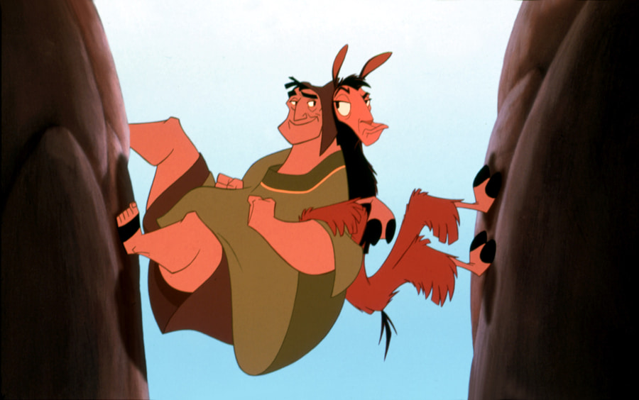 Pacha and Kuzco in The Emperor's New Groove