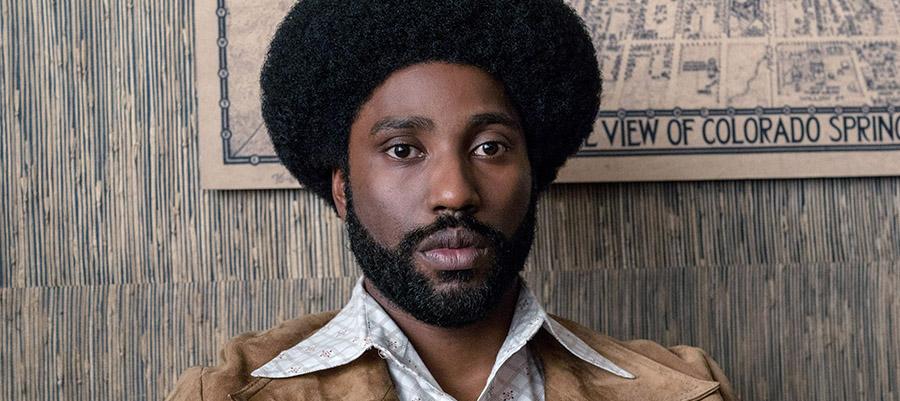 John David Washington in BlacKkKlansman