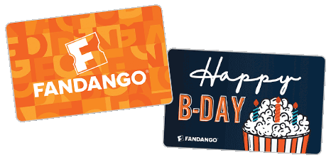 Fandango Gift Cards | Movie Gift Cards | Movie Gift Certificates | Fandango