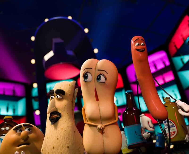 Poster art for "Sausage Party. 