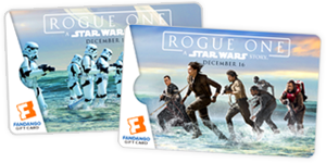 <b>Rogue One Gift Cards</b>