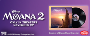 Save 15% off on the Moana 2 vinyl LP